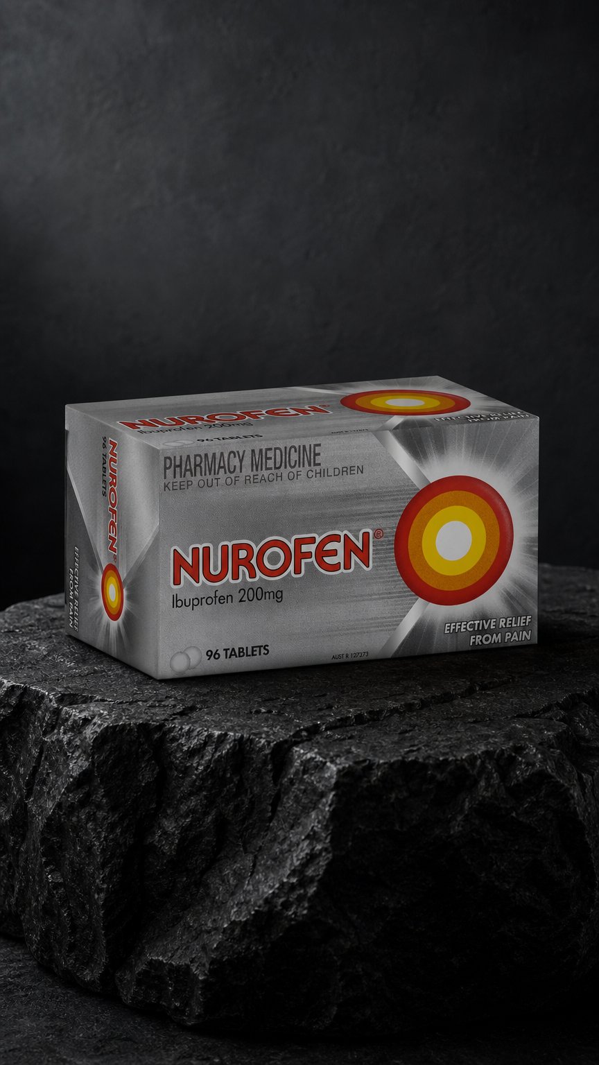 AI product shot of Nurofen Tablets 96s