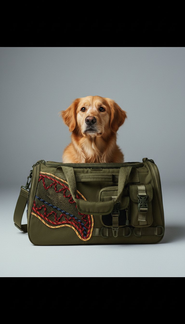 AI product shot of WON'T STOP TILL THE TOP PET CARRIER