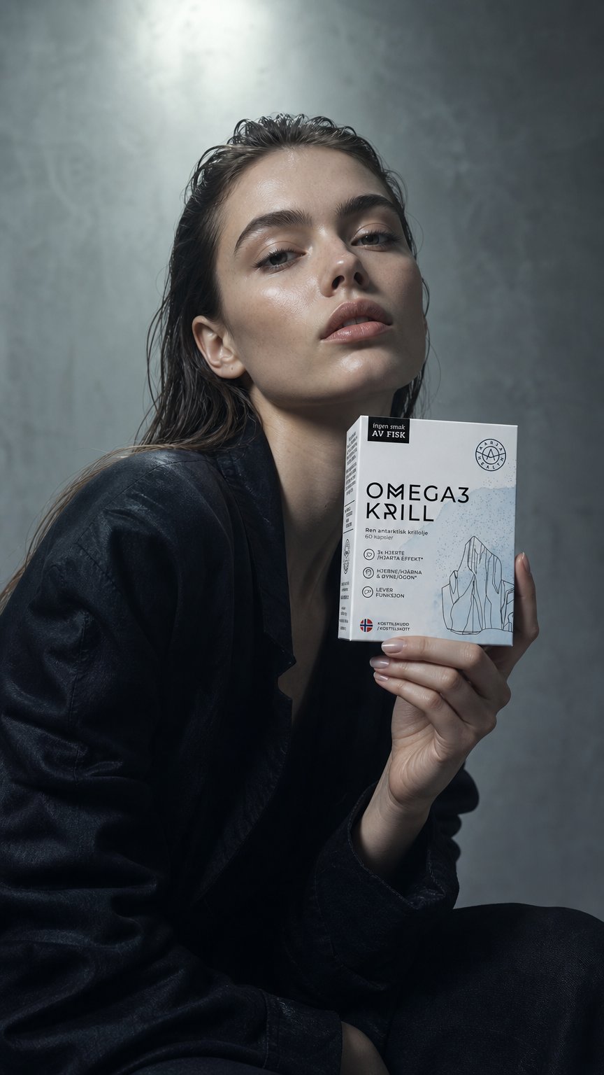 AI product shot of OMEGA3 KRILL PREMIUM, ASTAXANTHIN
