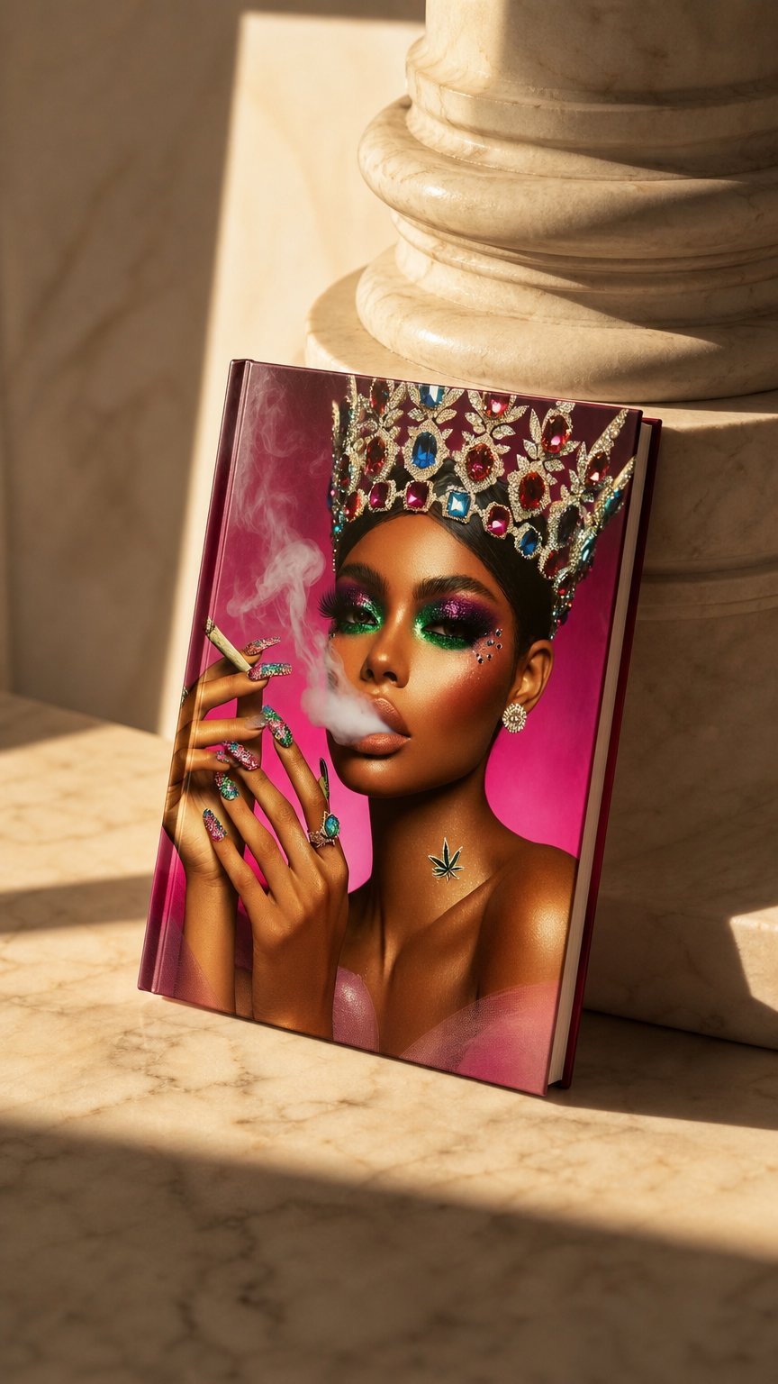AI product shot of Mindful Strains: The ultimate 420 Self-Care & Wellness Guide