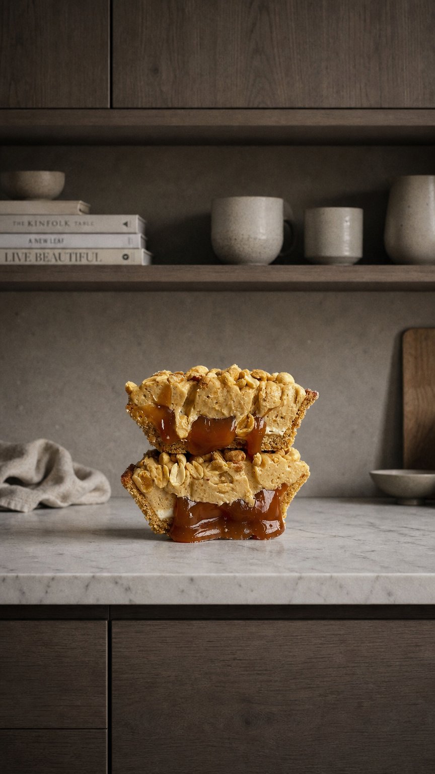 AI product shot of Gertie's Peanut Butter Pies
