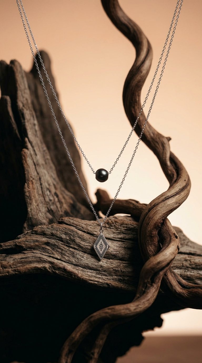 AI product shot of Malu Dainty Necklace
