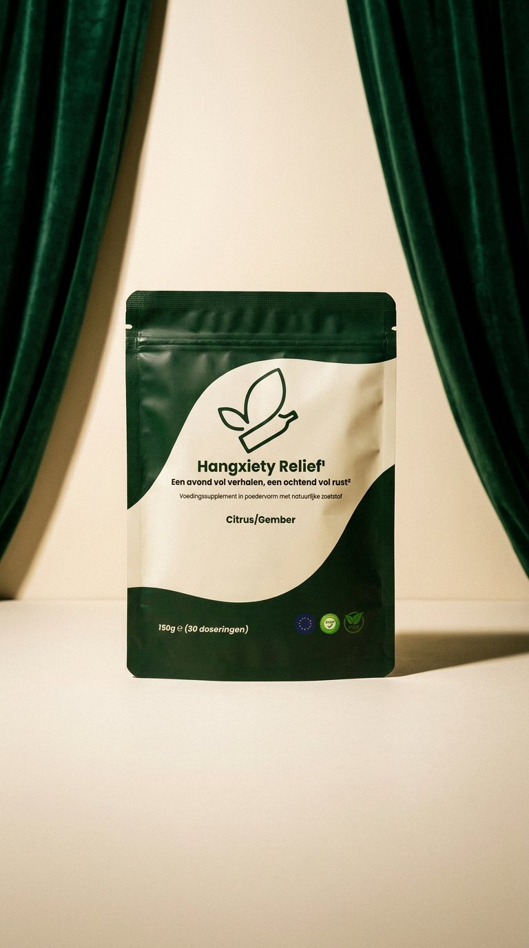 AI product shot of Hangxiety Relief