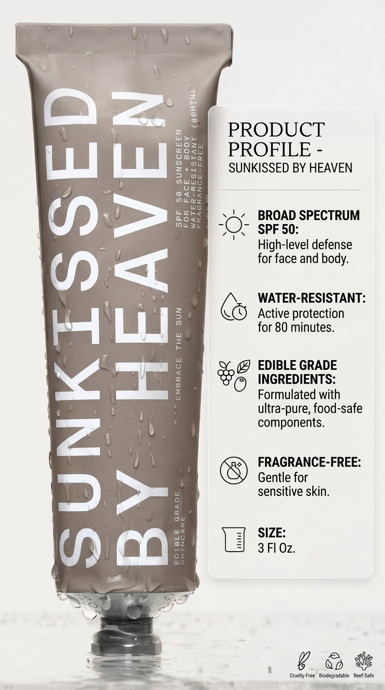 AI product shot of Tallow Sunscreen SPF 50