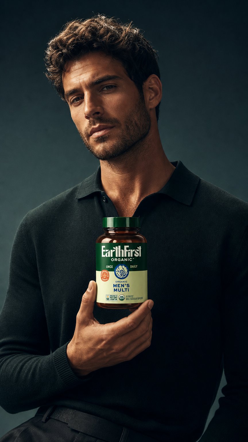 AI product shot of Men's Multivitamin Once Daily