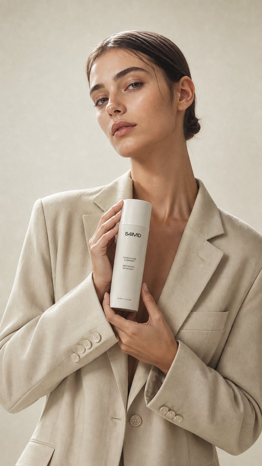 AI product shot of Exfoliating Cleanser