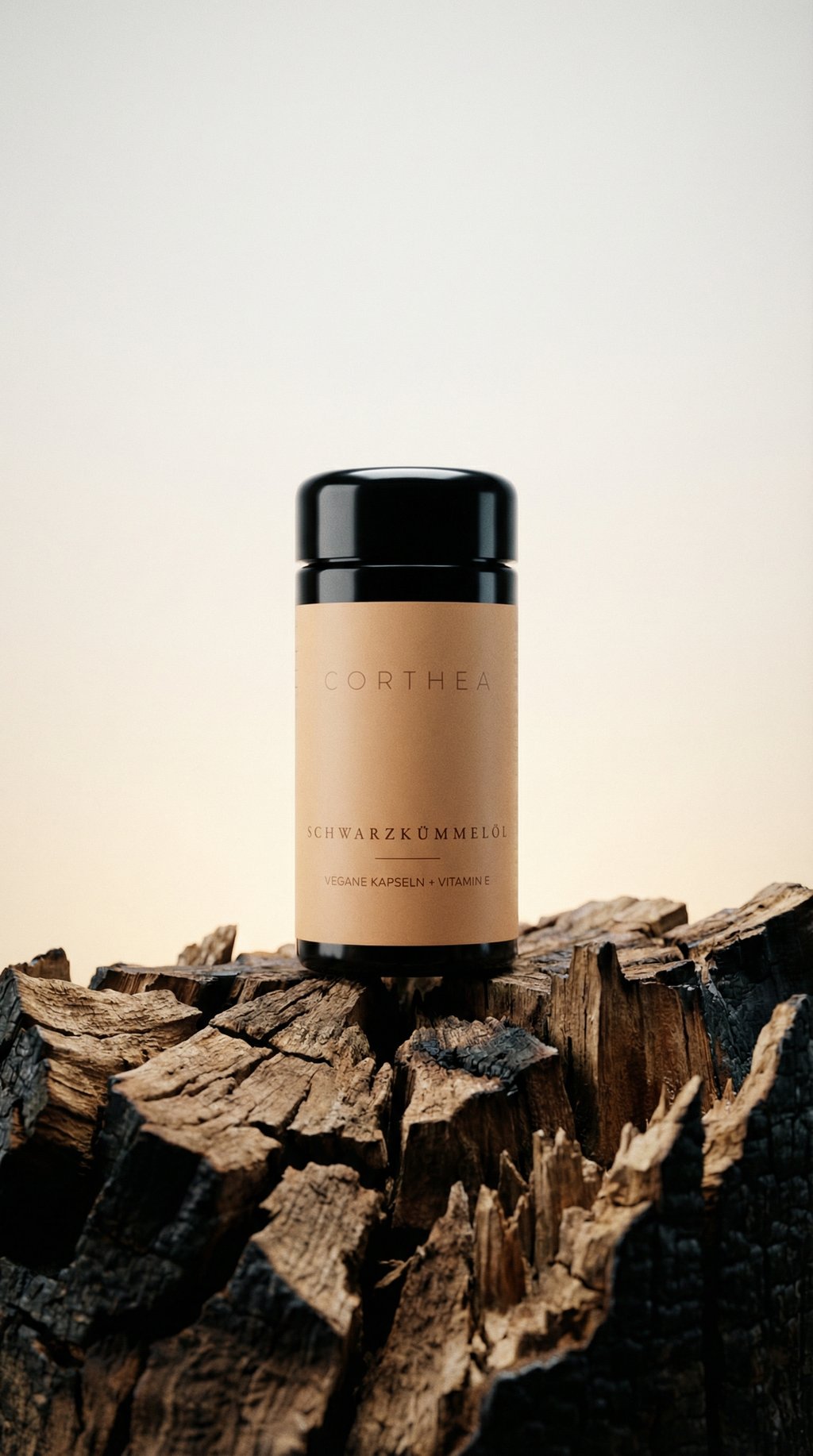 AI product shot of Schwarzkümmelöl