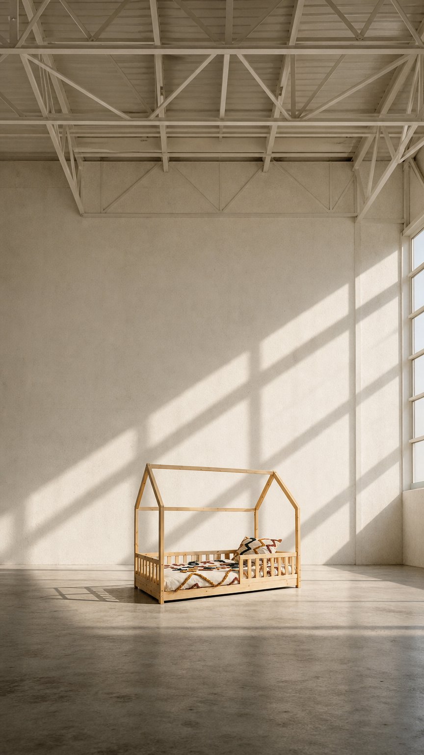 AI product shot of Lit Cabane Bosco - 90x190cm