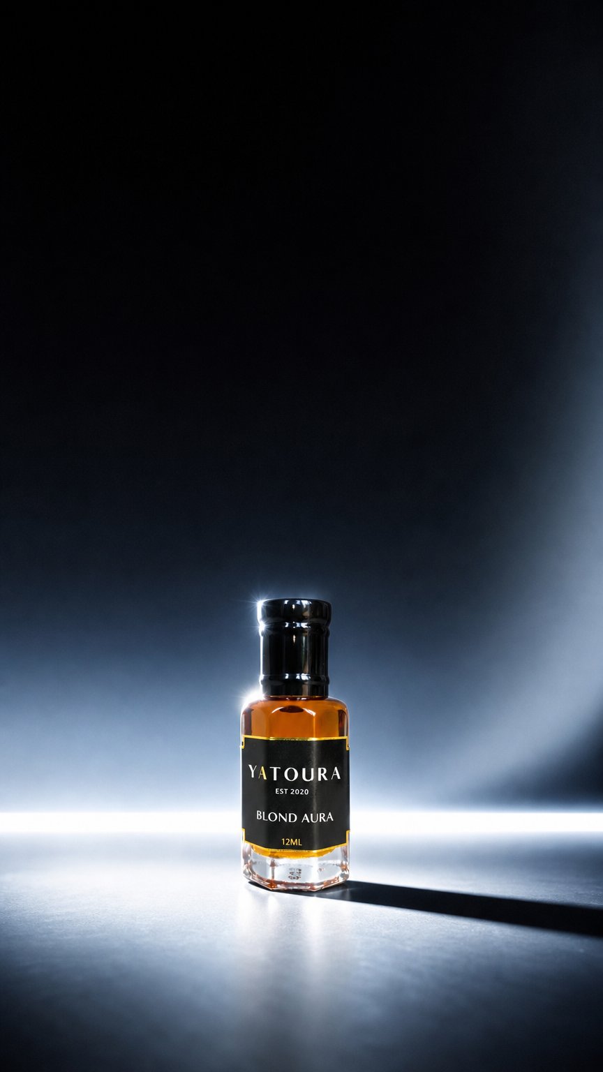 AI product shot of Blond Aura | Oil