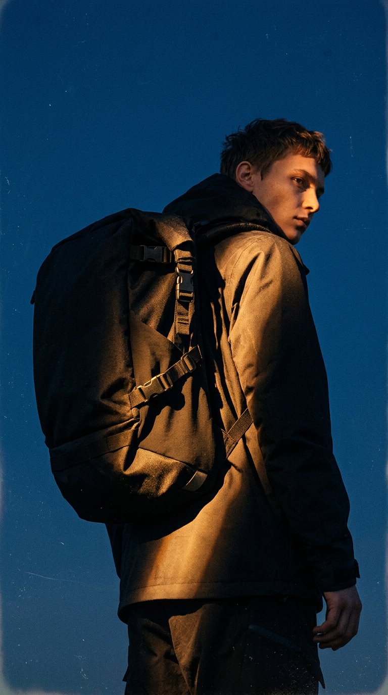 AI product shot of ATD1 Backpack - Black