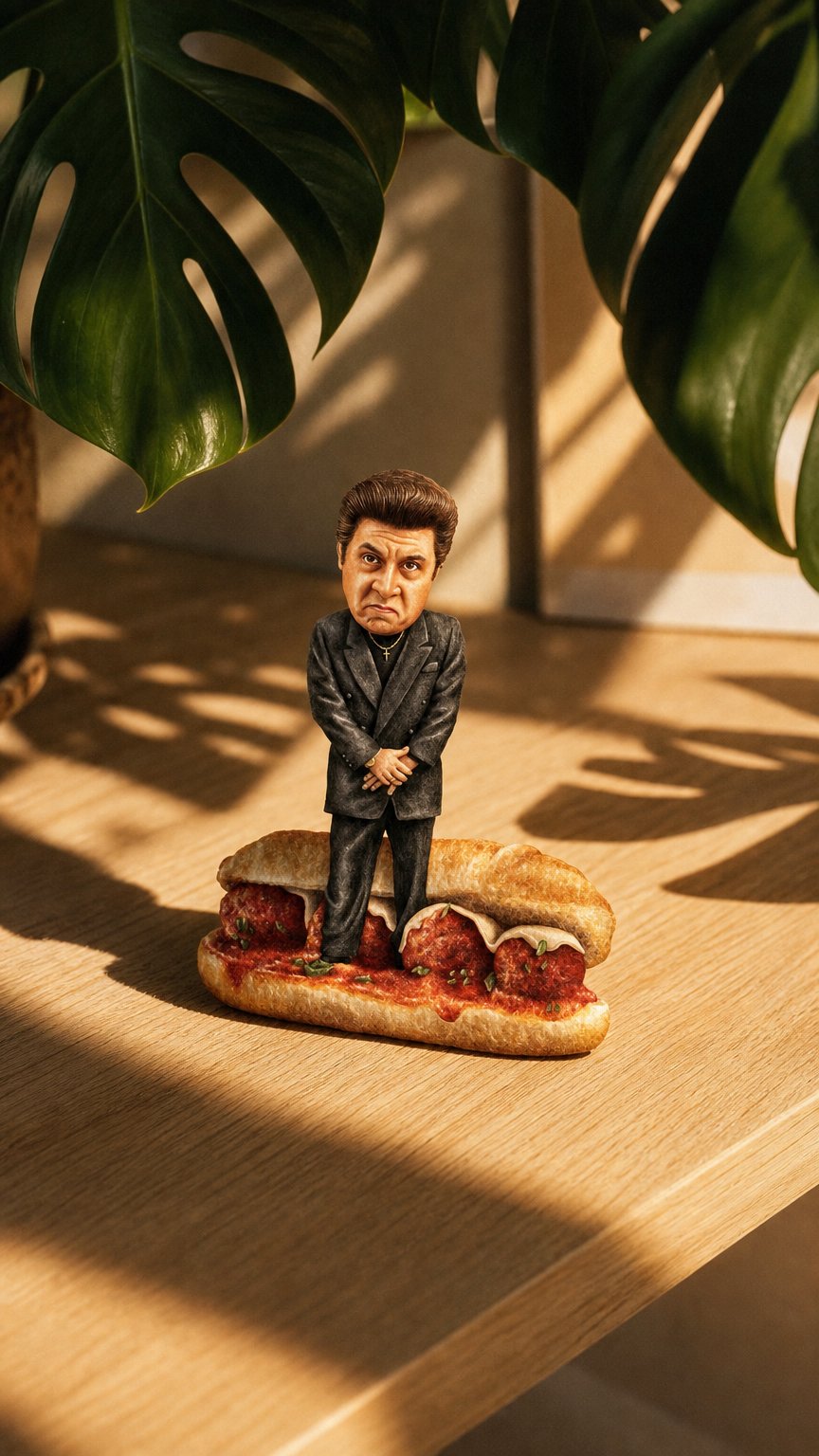 AI product shot of Silvio Dante