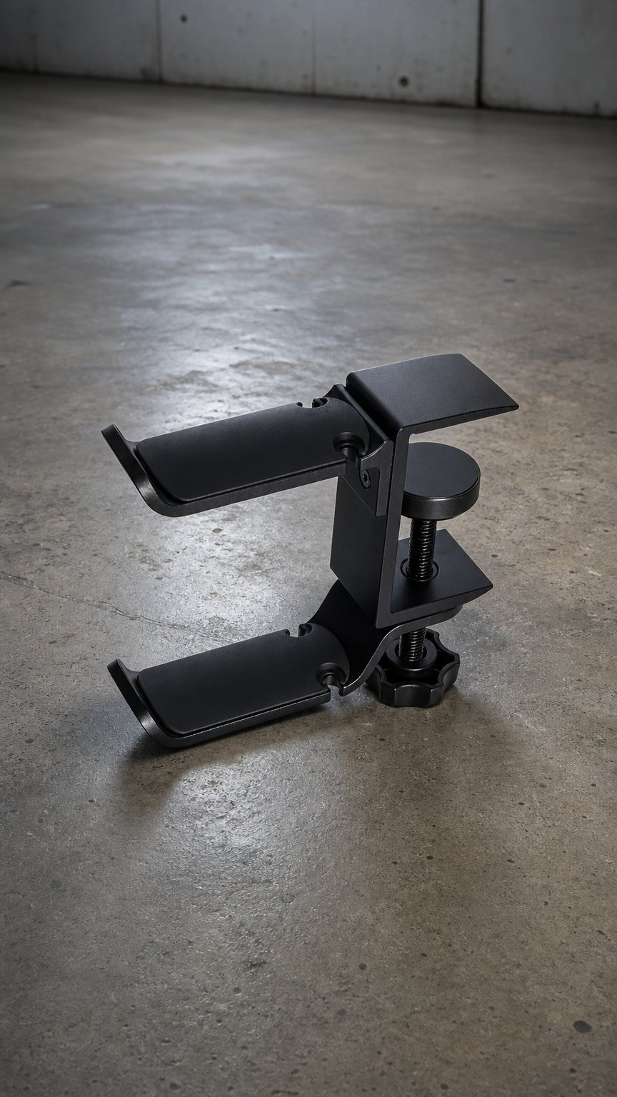 AI product shot of Clamp-On Desk Headphone Hook