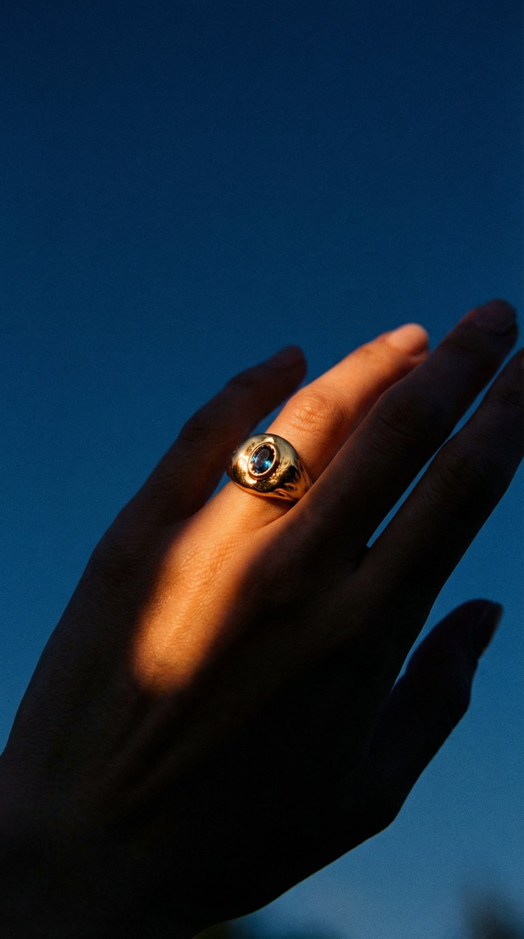 AI product shot of V.4 Turquoise Ring