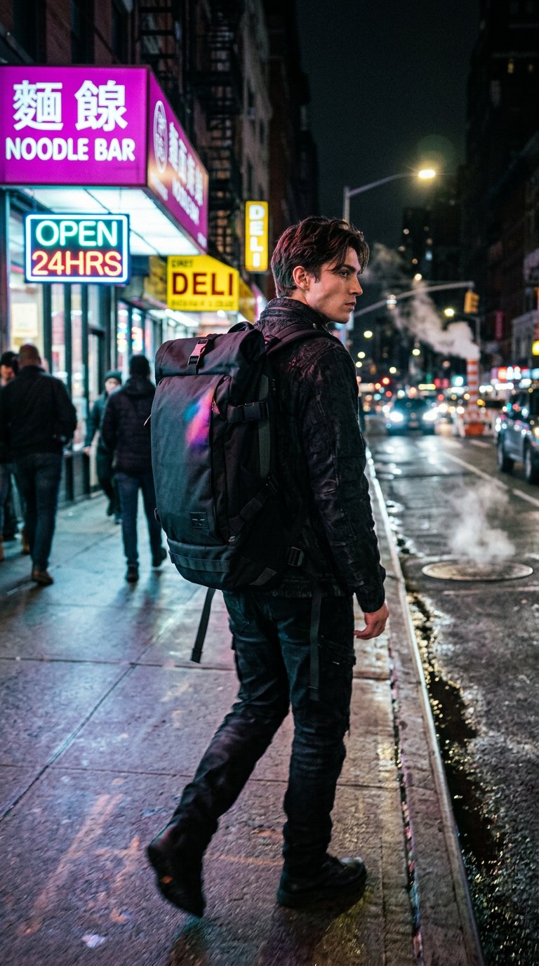 AI product shot of ATD2 Backpack - Black