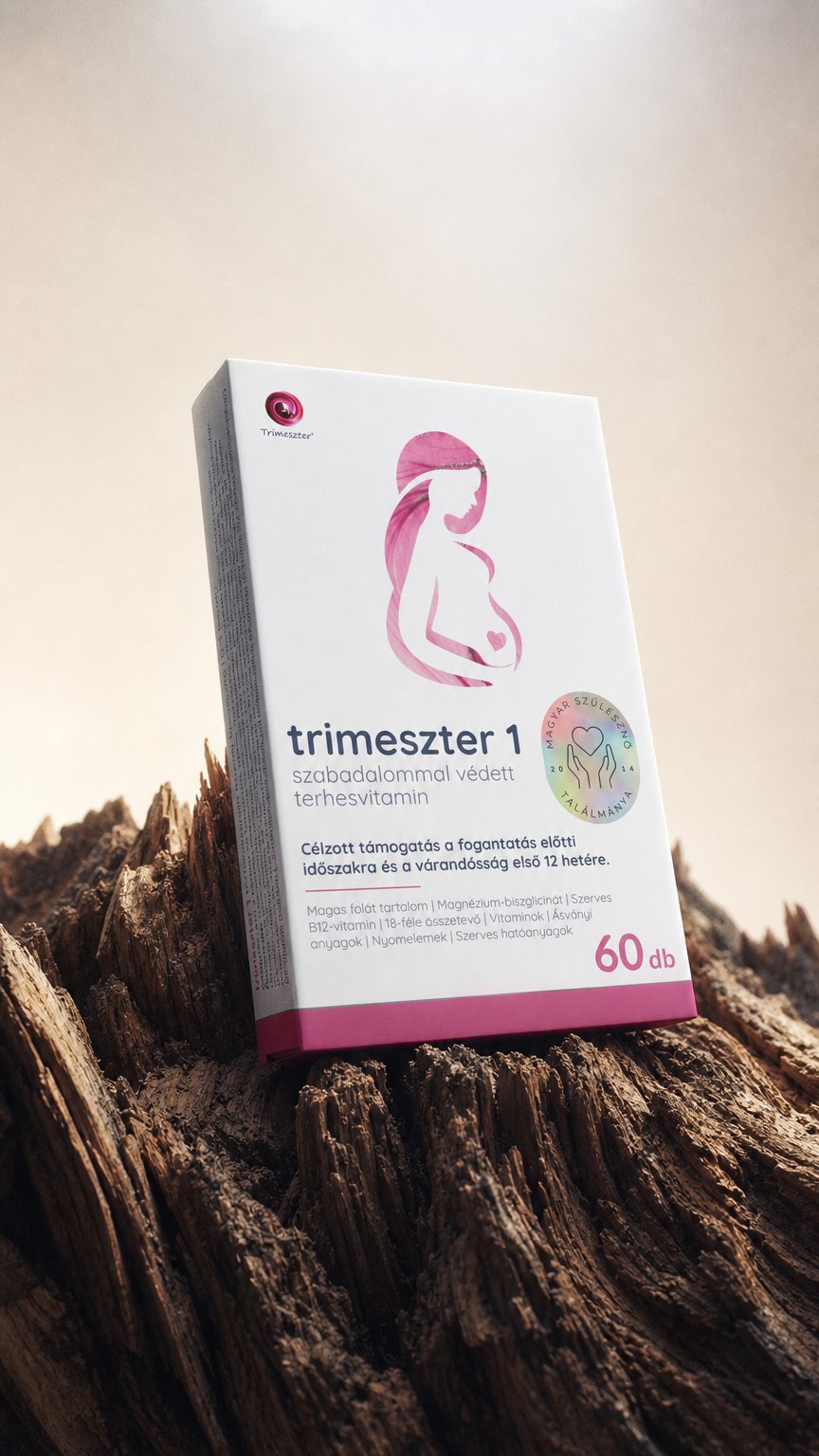 AI product shot of Trimeszter 1 terhesvitamin