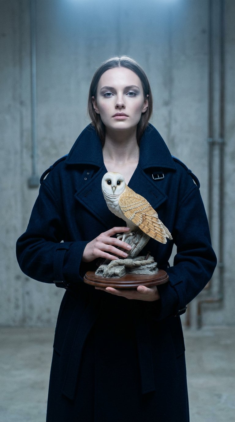 AI product shot of On The Lookout Owl By Border Fine Arts Border Fine Arts Birds