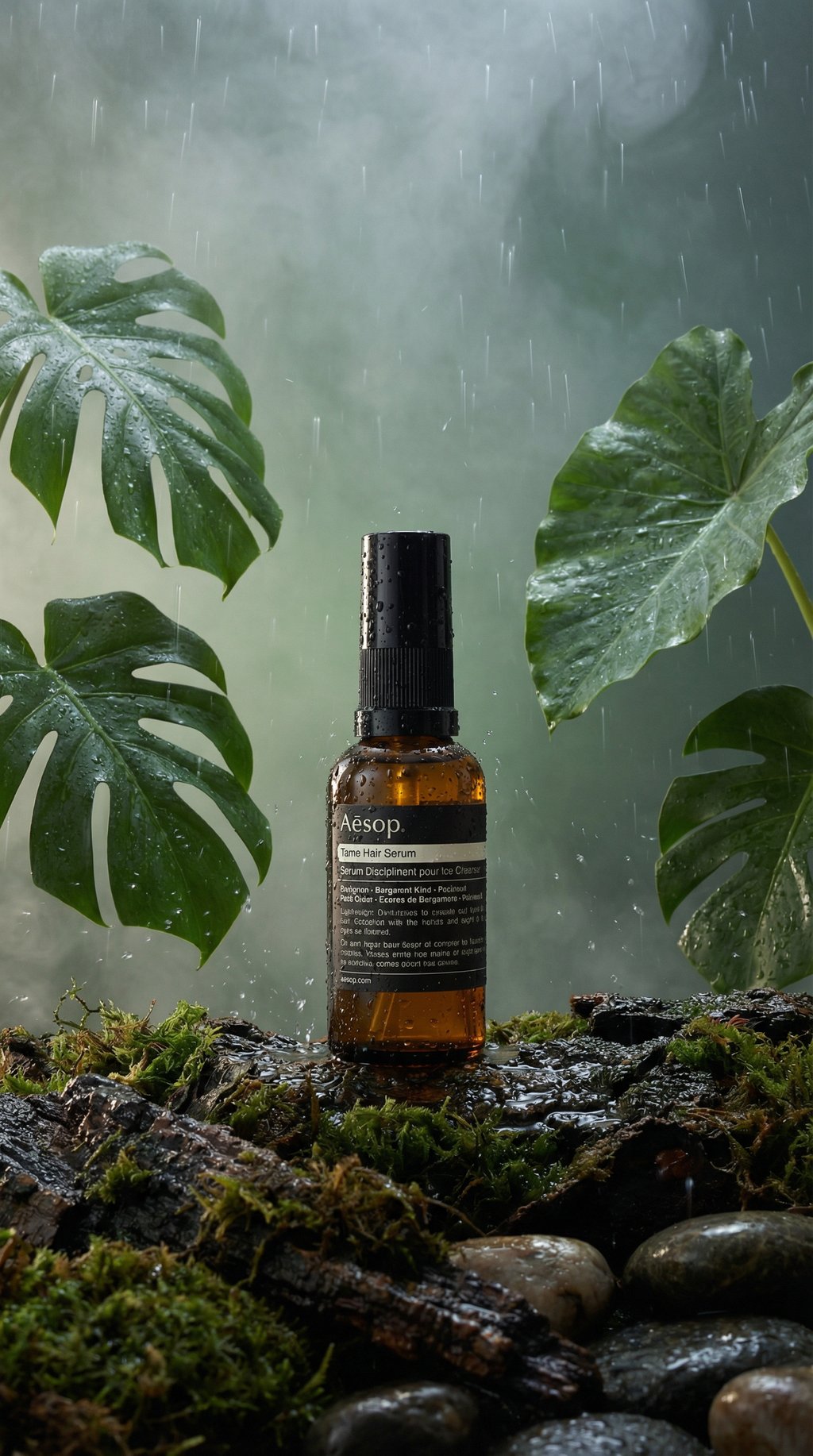 AI product shot of Tame Hair Serum