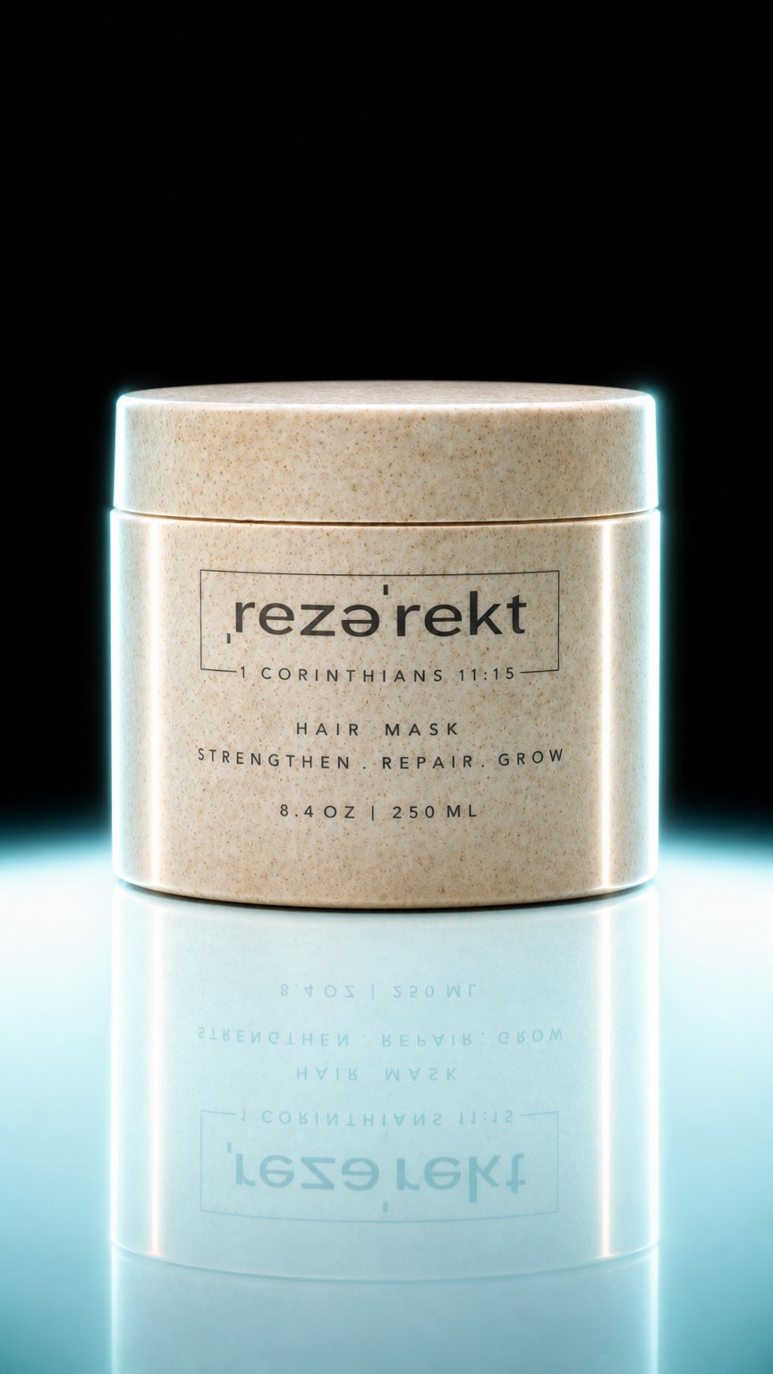 AI product shot of Hair Mask