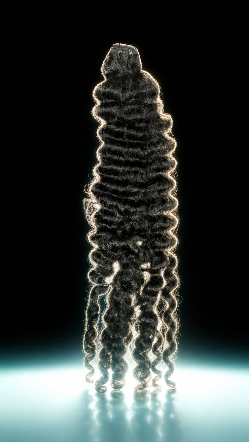 AI product shot of Cambodian Soft Curl