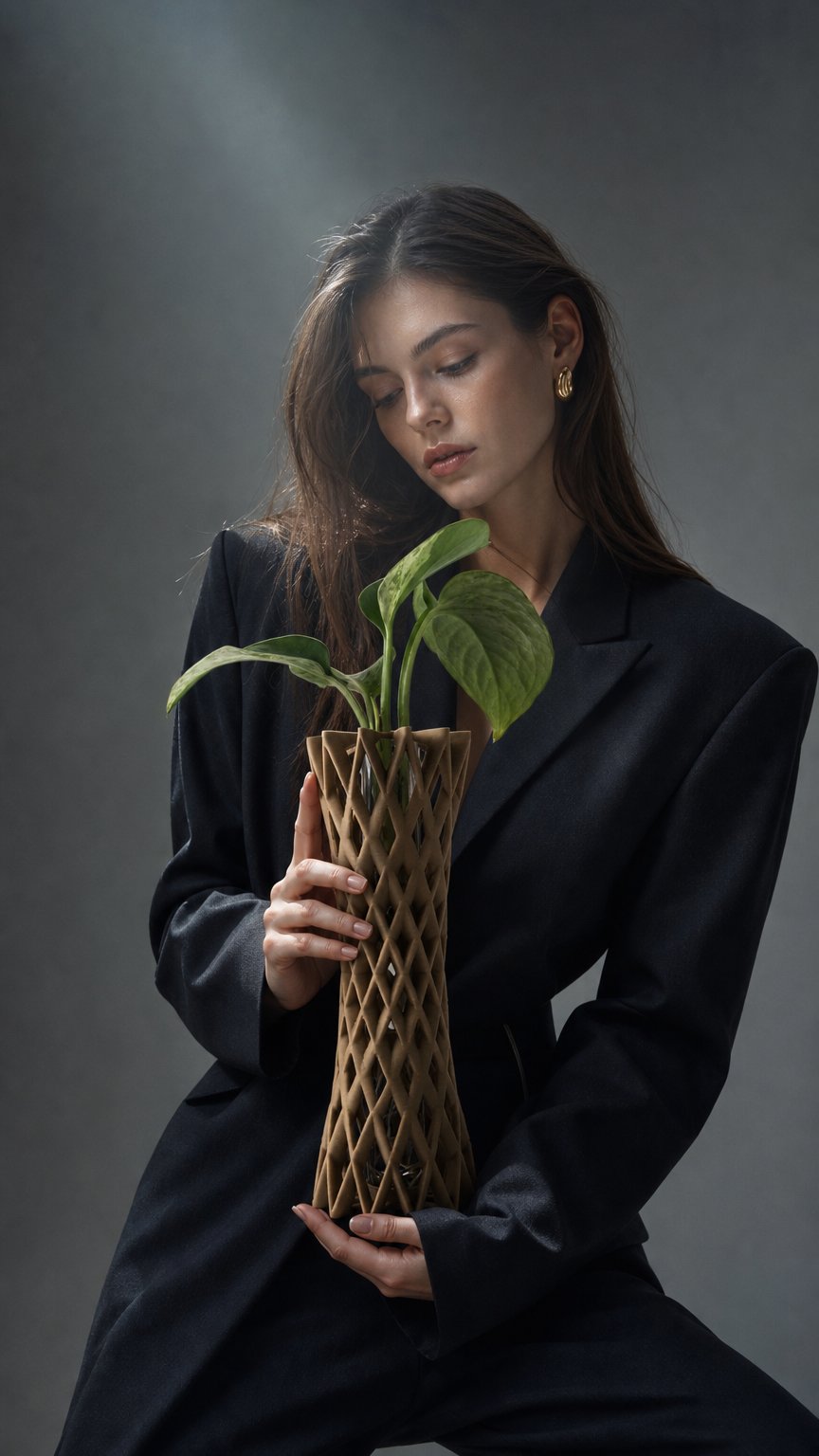 AI product shot of The Arbor Propagation Vase