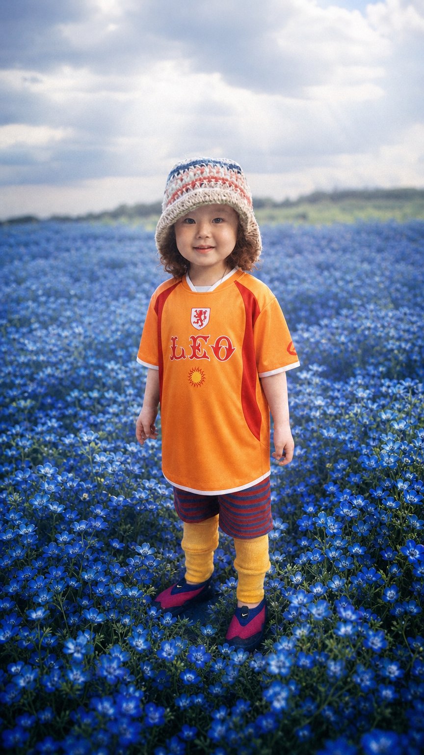 AI product shot of leo soccer jersey