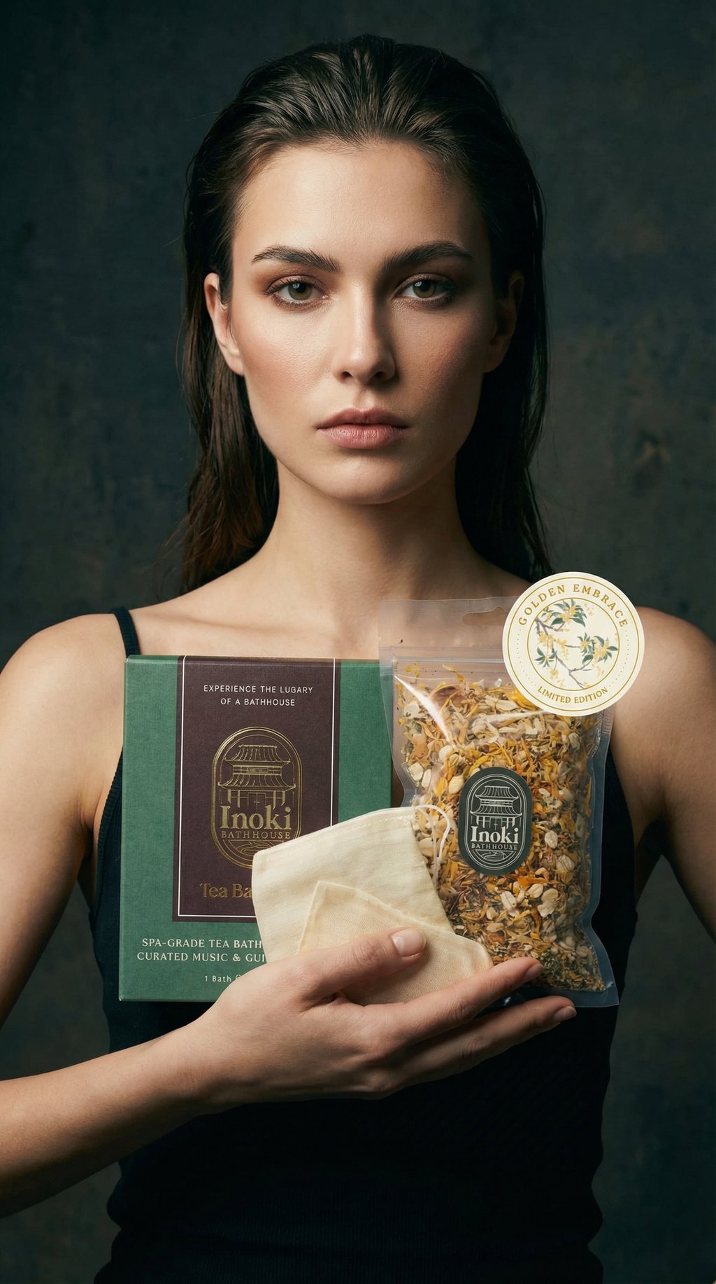AI product shot of Golden Embrace