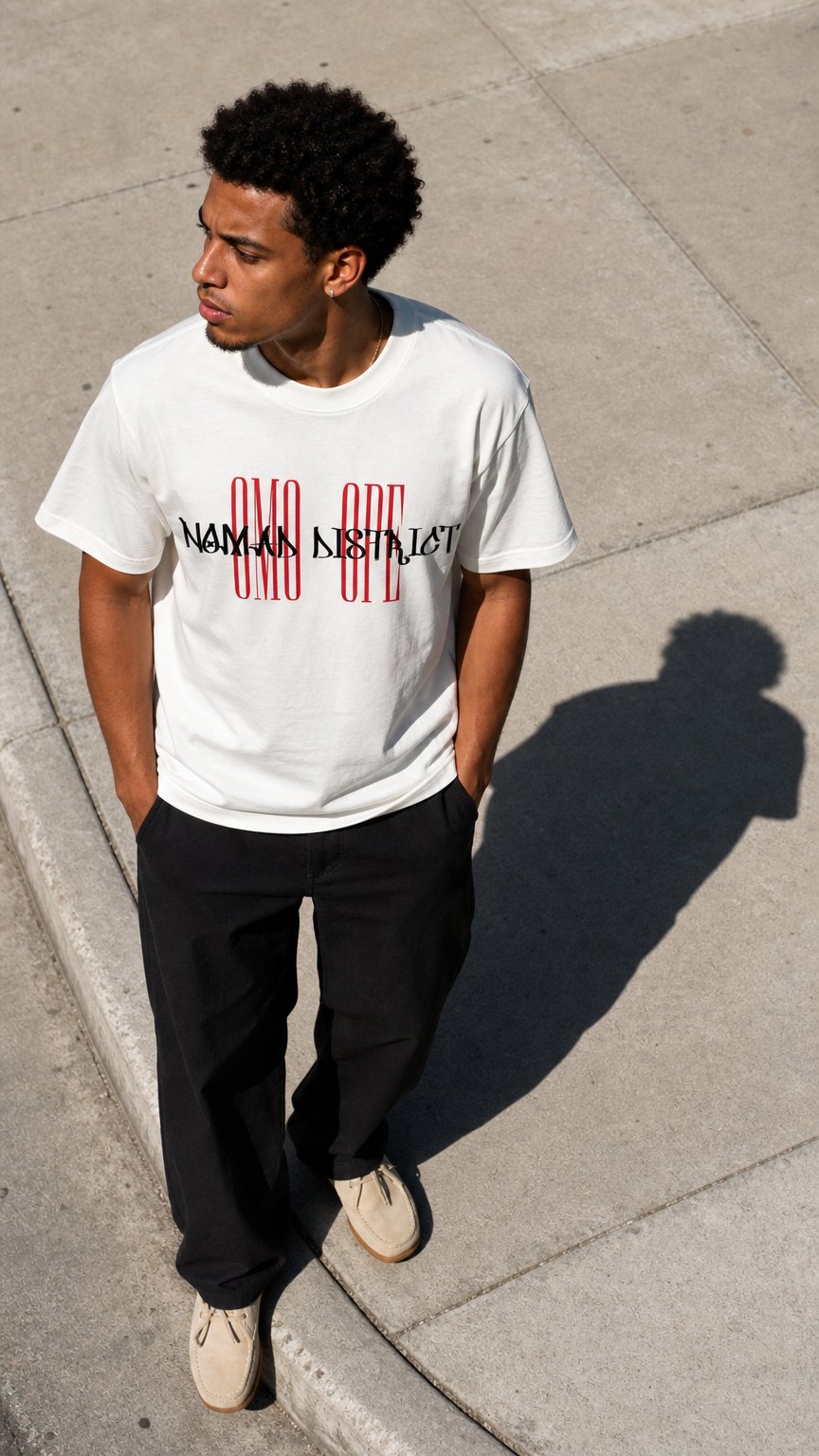 AI product shot of Omo Ope T-Shirt