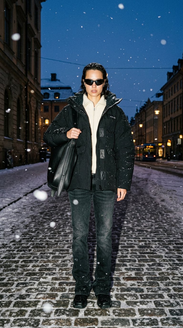 AI product shot of Besseggen Down Jacket