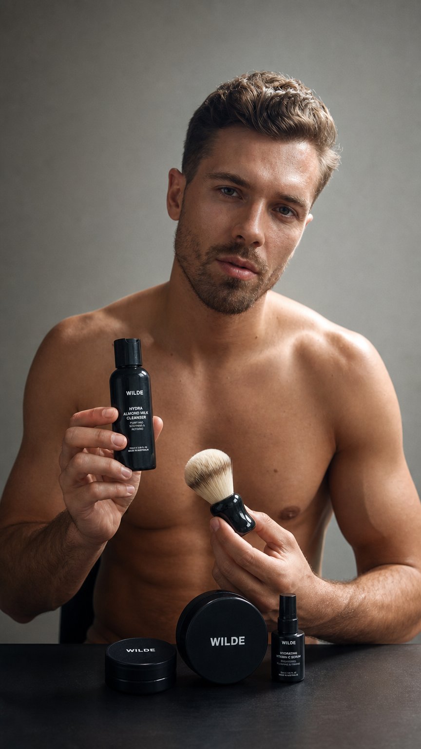 AI product shot of MEN'S DAILY ESSENTIALS