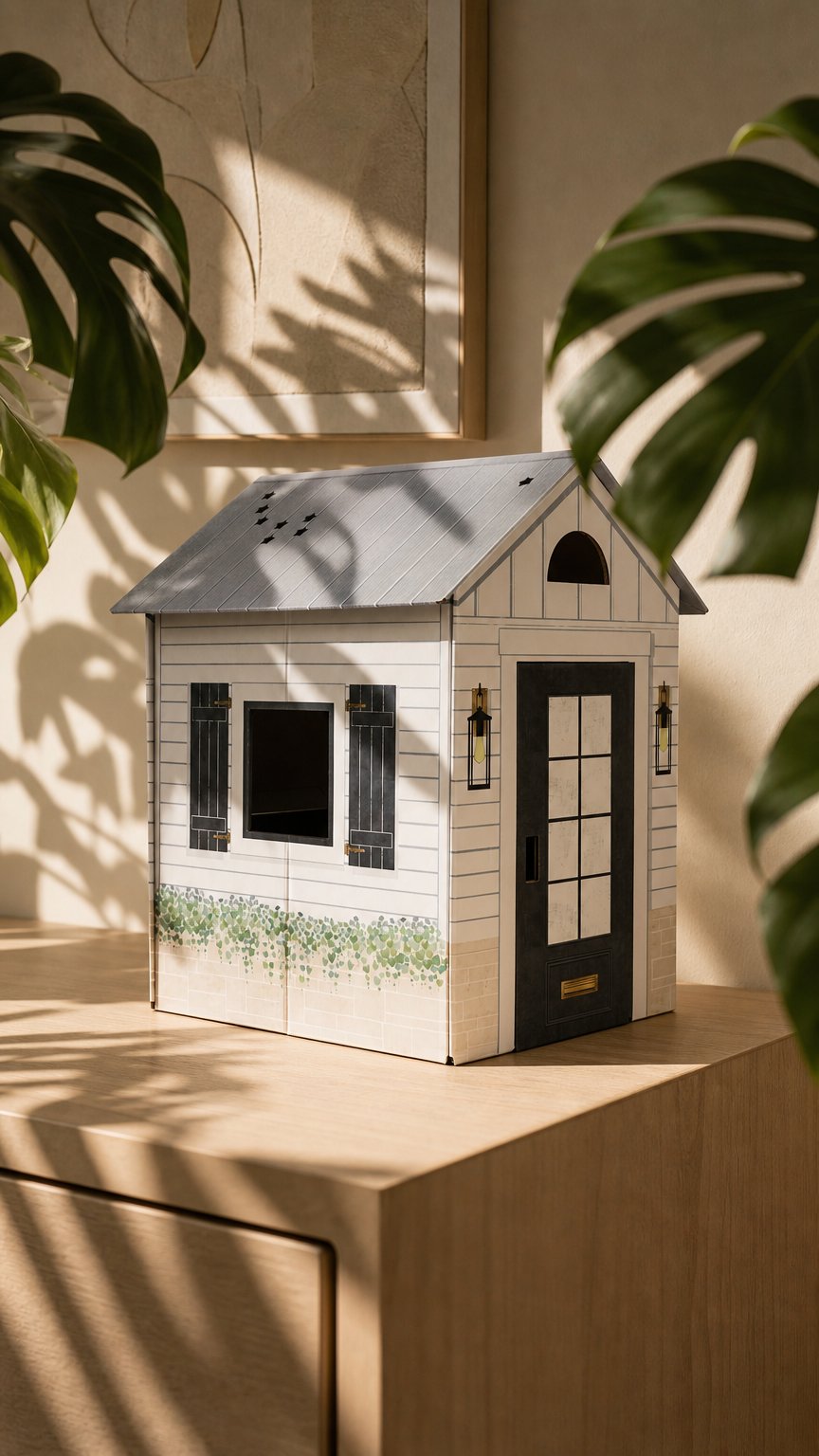 AI product shot of Modern Farmhouse Playhouse