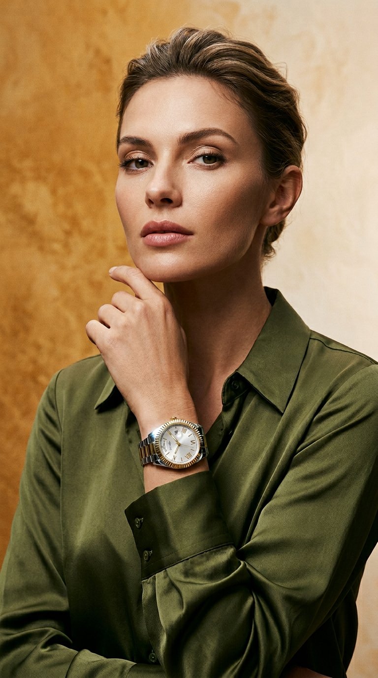 AI product shot of Guess Quartz Women's 36mm Watch GW0308L6