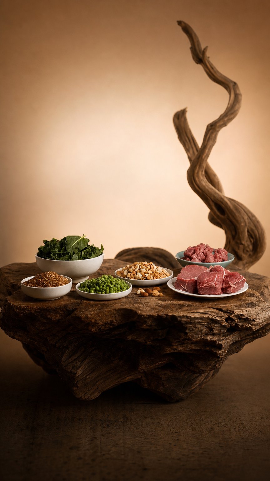 AI product shot of Nature’s (BARF) Raw Dog Food – 10kg Box