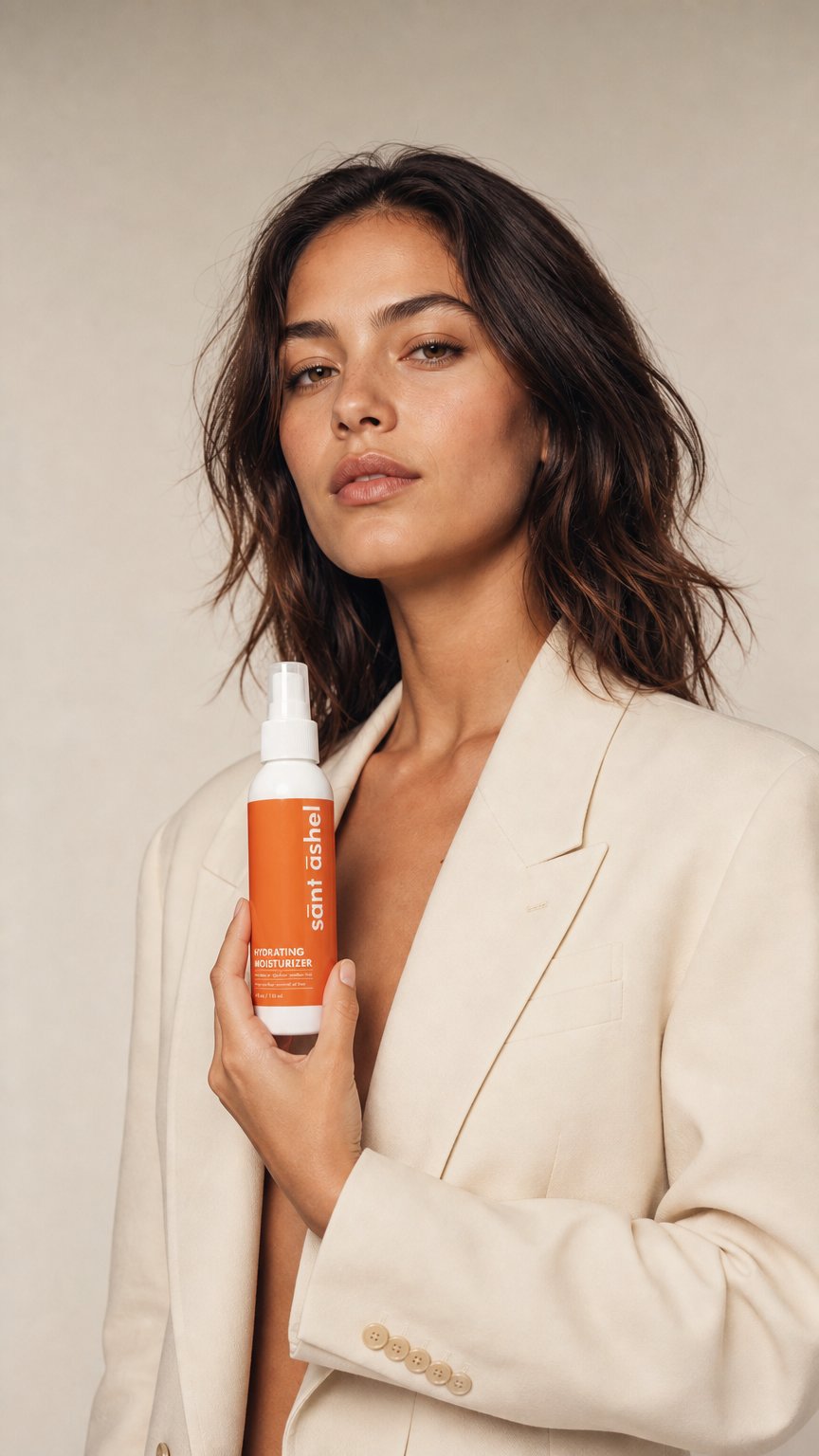 AI product shot of Sant Ashel Hydrating Facial Moisturizer 4oz
