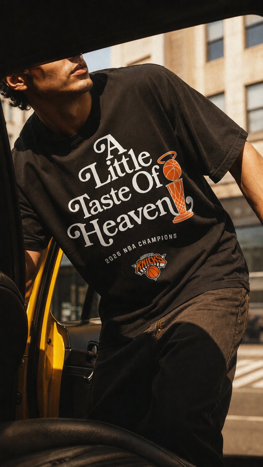 AI product shot of Taste of Heaven Vintage Tee - Black