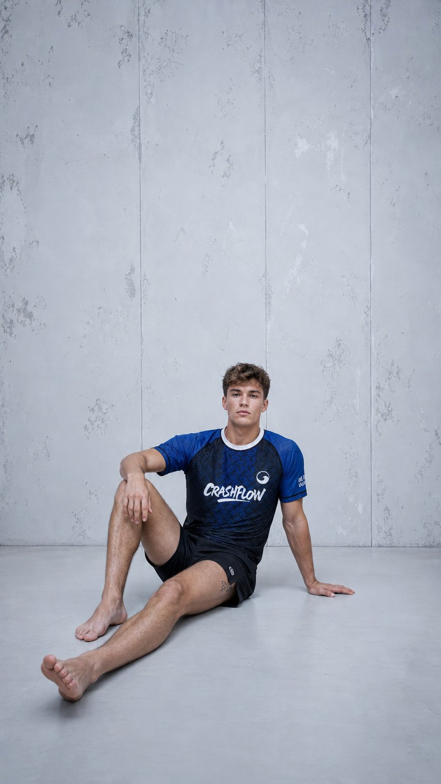 AI product shot of Flow Kit – Rashguard