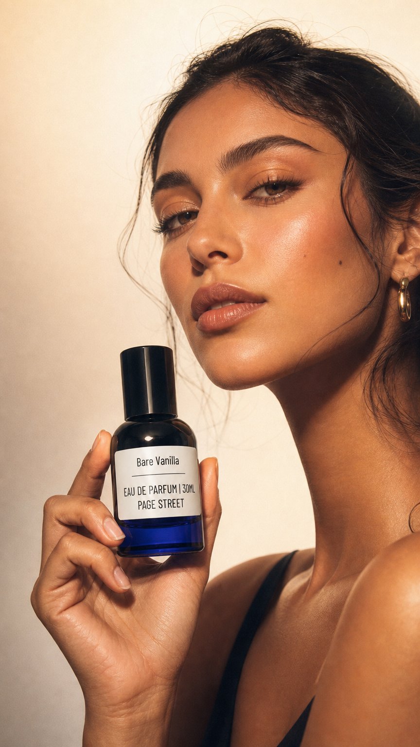 AI product shot of BARE VANILLA