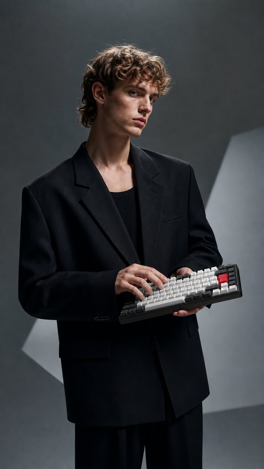 AI product shot of ANVIL NATIVE 75 – Mechanische Gaming Tastatur (75 %)