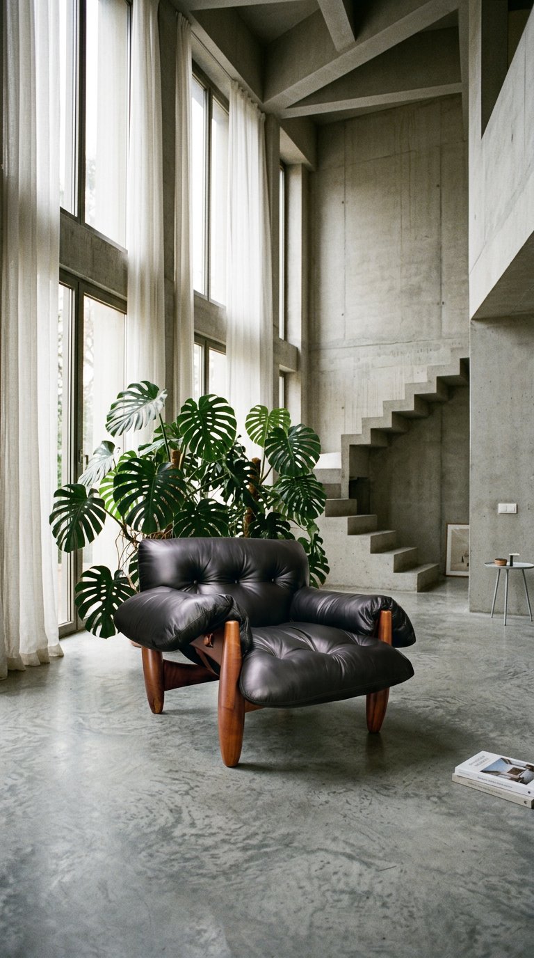 AI product shot of Mole Lounge Armchair