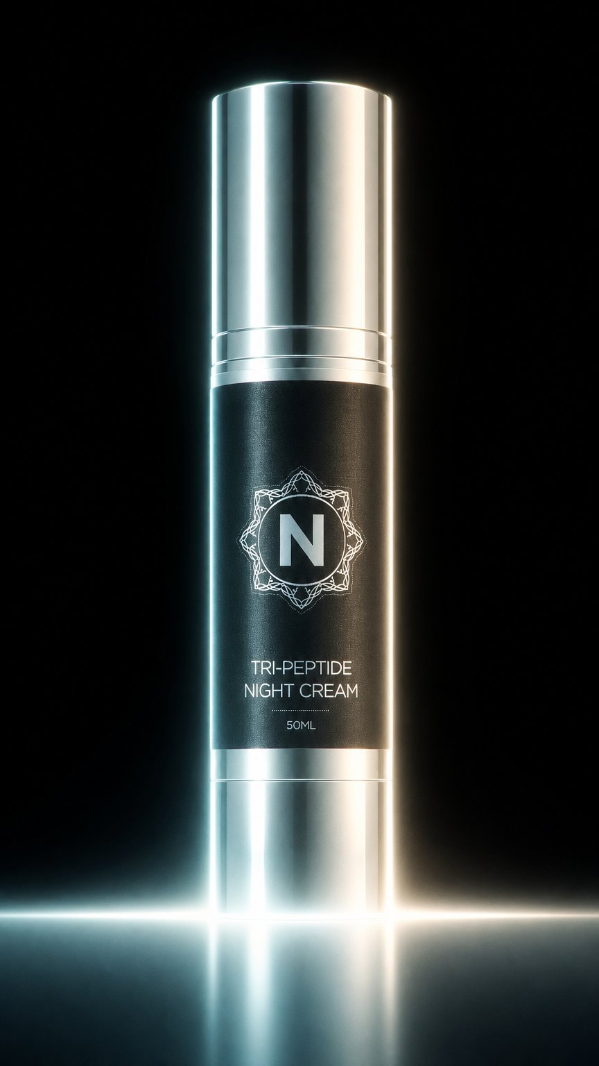 AI product shot of Tri-Peptide Night Cream