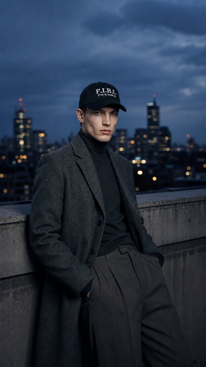 AI product shot of F.I.B.I. (f*uck it, book it.) / Dad Hat