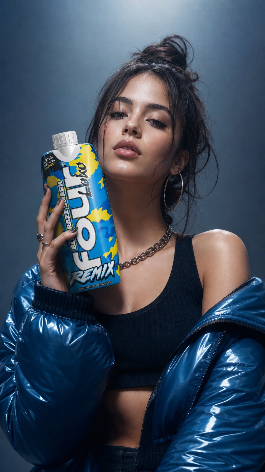 AI product shot of Blue Razz Smash