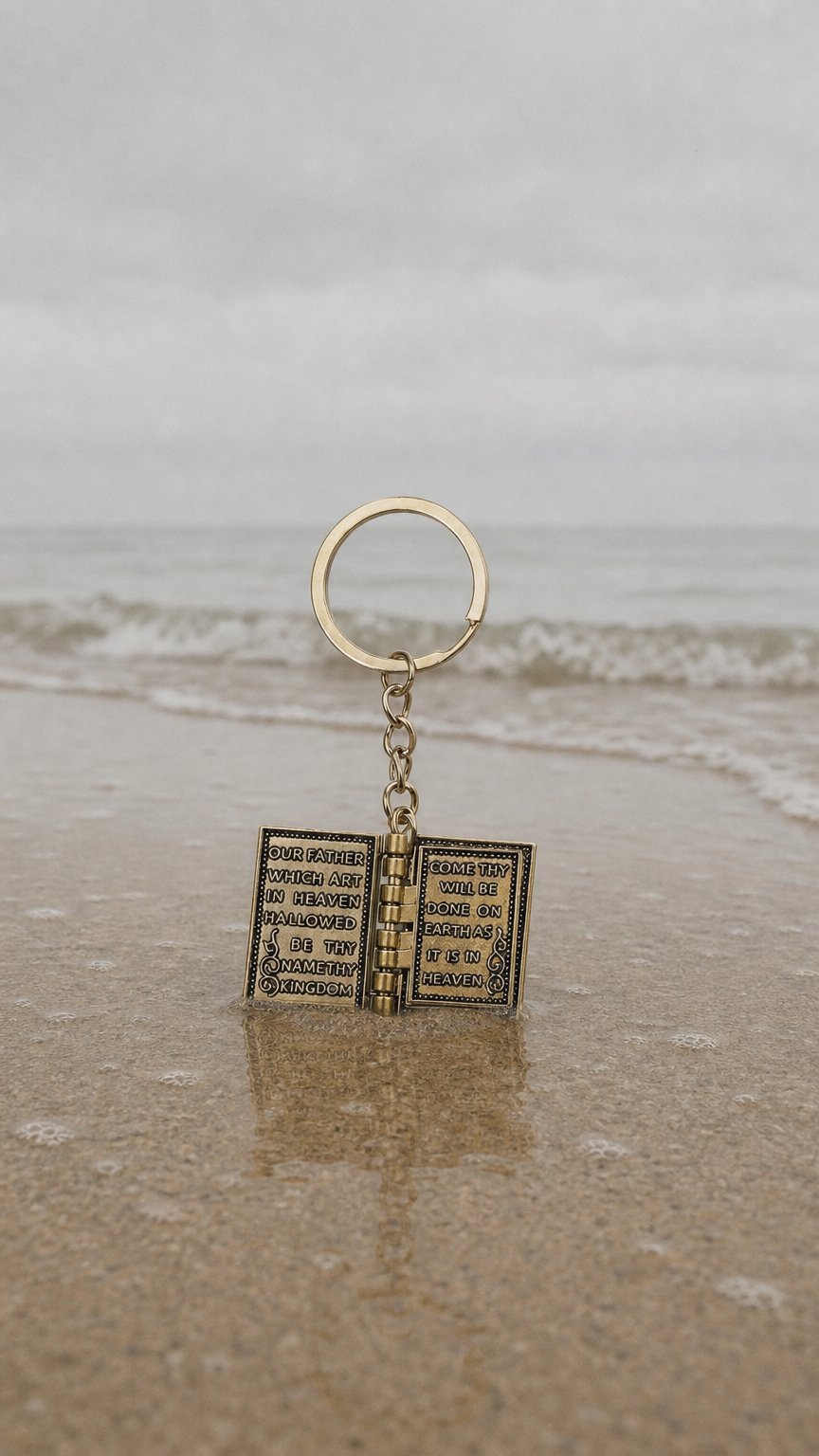 AI product shot of The Lord prayer Bible