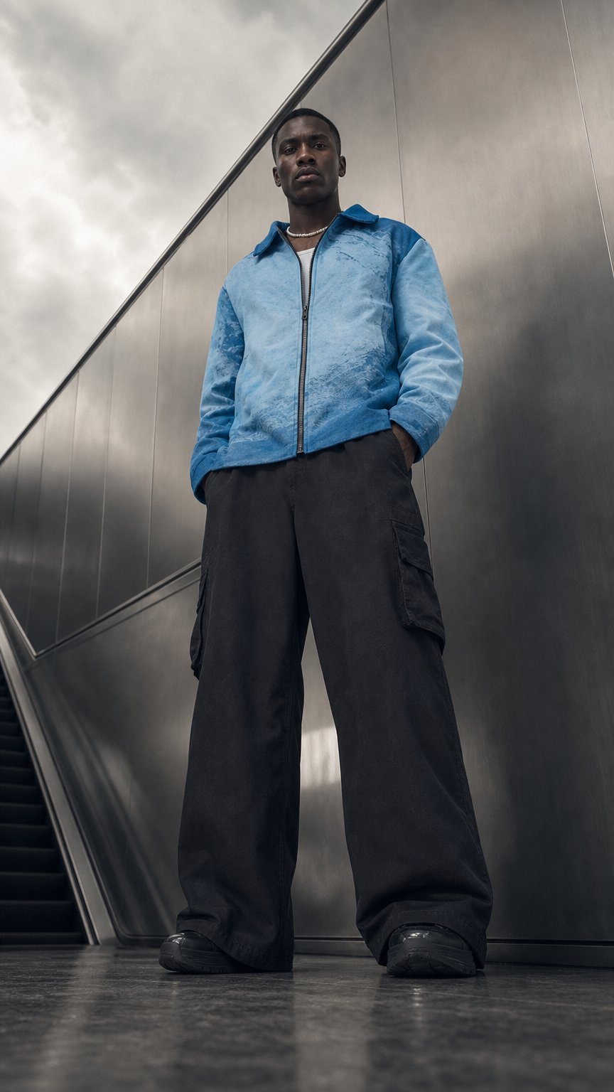 AI product shot of Twin Visions Horizon Jacket