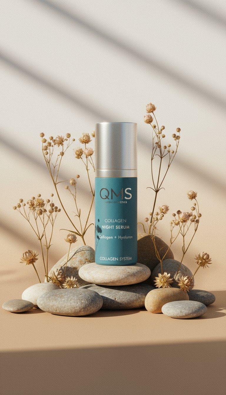 AI product shot of COLLAGEN SYSTEM Collagen Night Serum