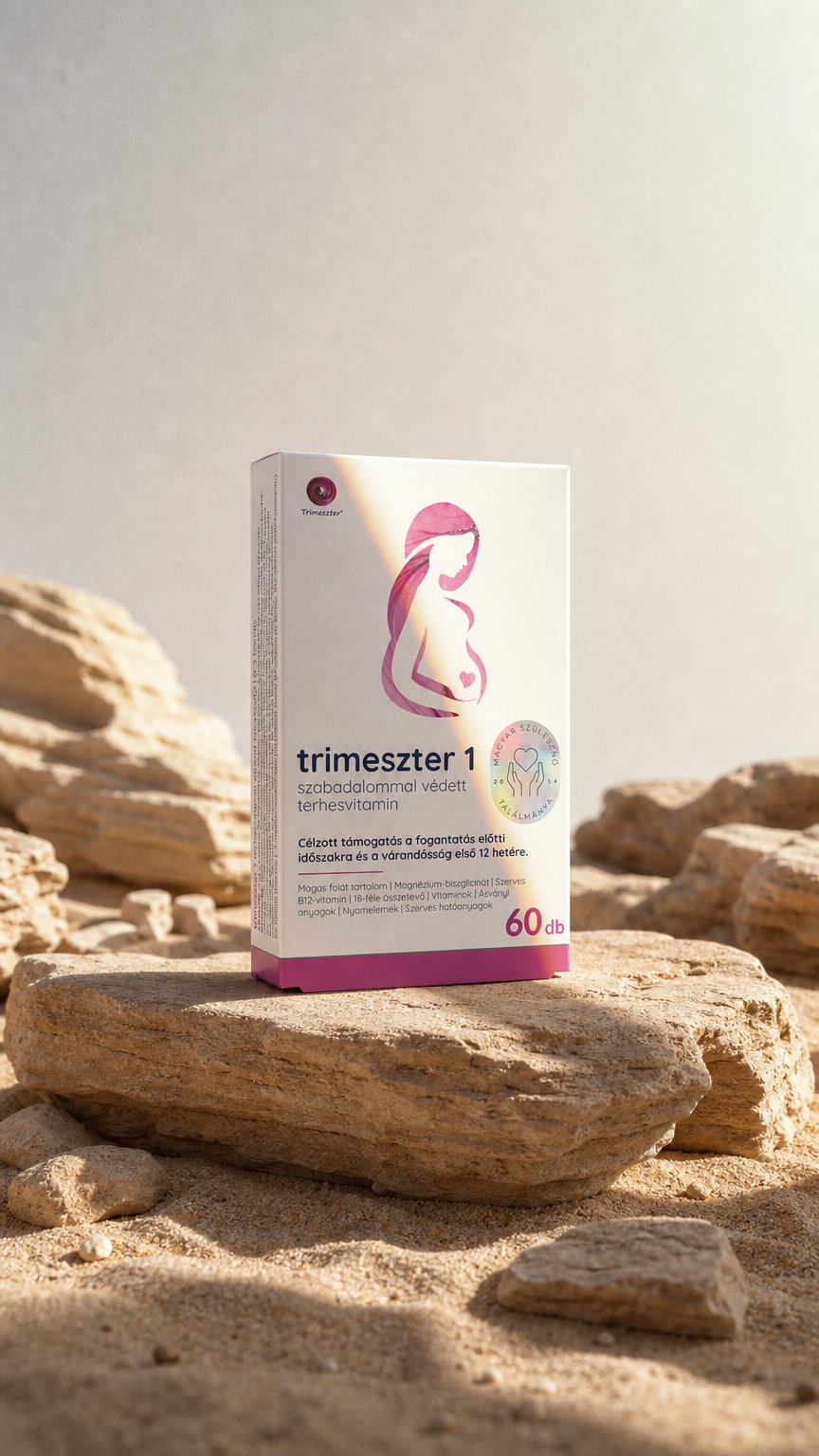 AI product shot of Trimeszter 1 terhesvitamin