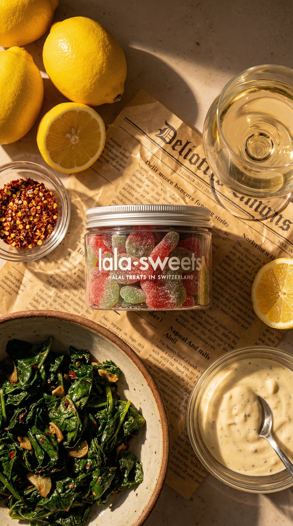 AI product shot of Erdbeeren