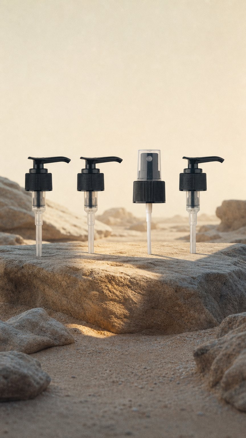 AI product shot of Metrin® Pumps & Mister Set for Him