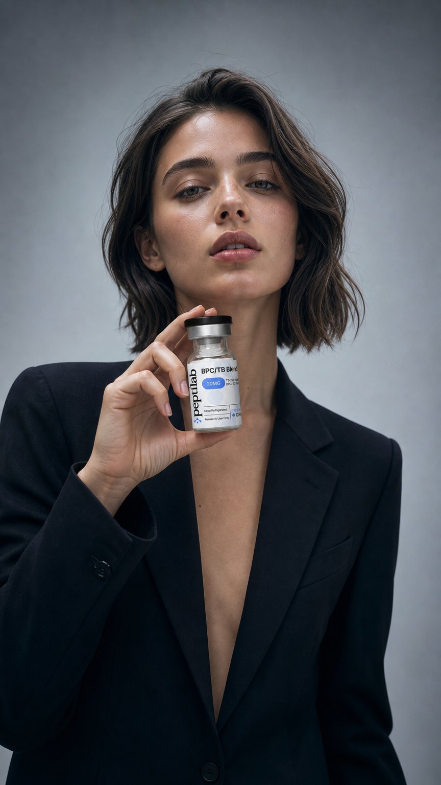 AI product shot of BPC / TB Blend — Dual Peptide Research Formulation (20mg) | Canada