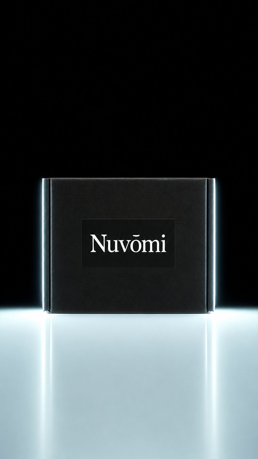AI product shot of Nuvōmi Skincare Box