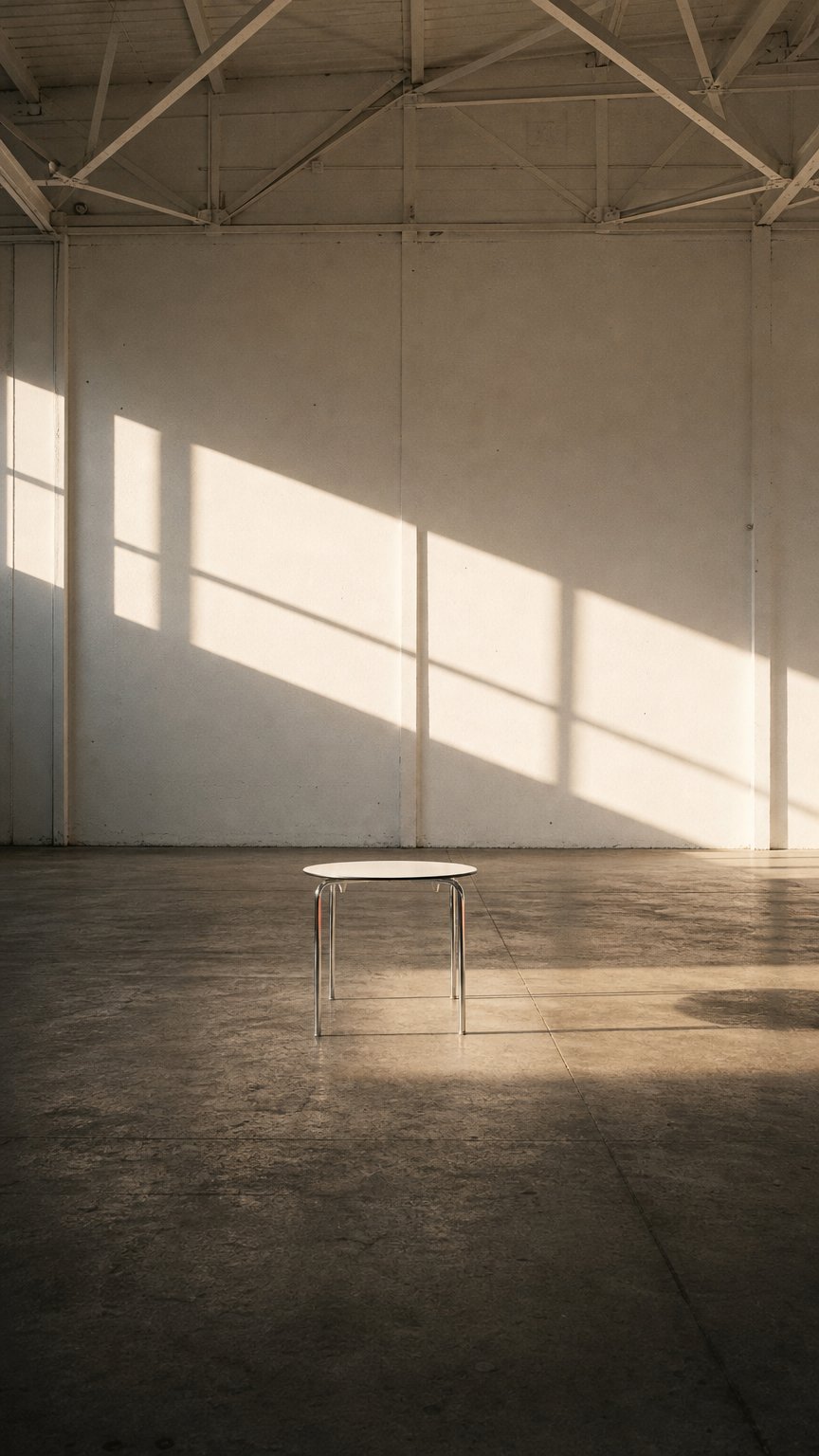 AI product shot of Vitra HAL Bistrotisch